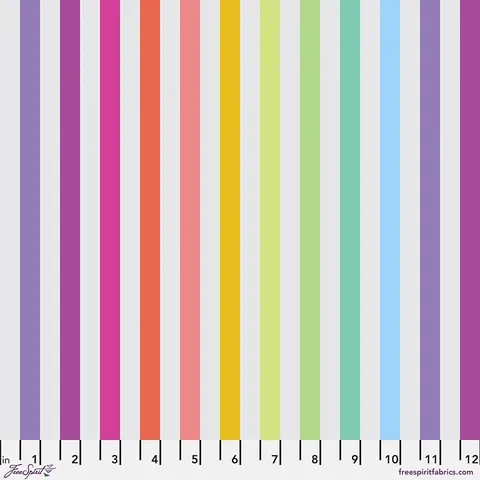Disco Stripe - Whisper | True Colors | Tula Pink